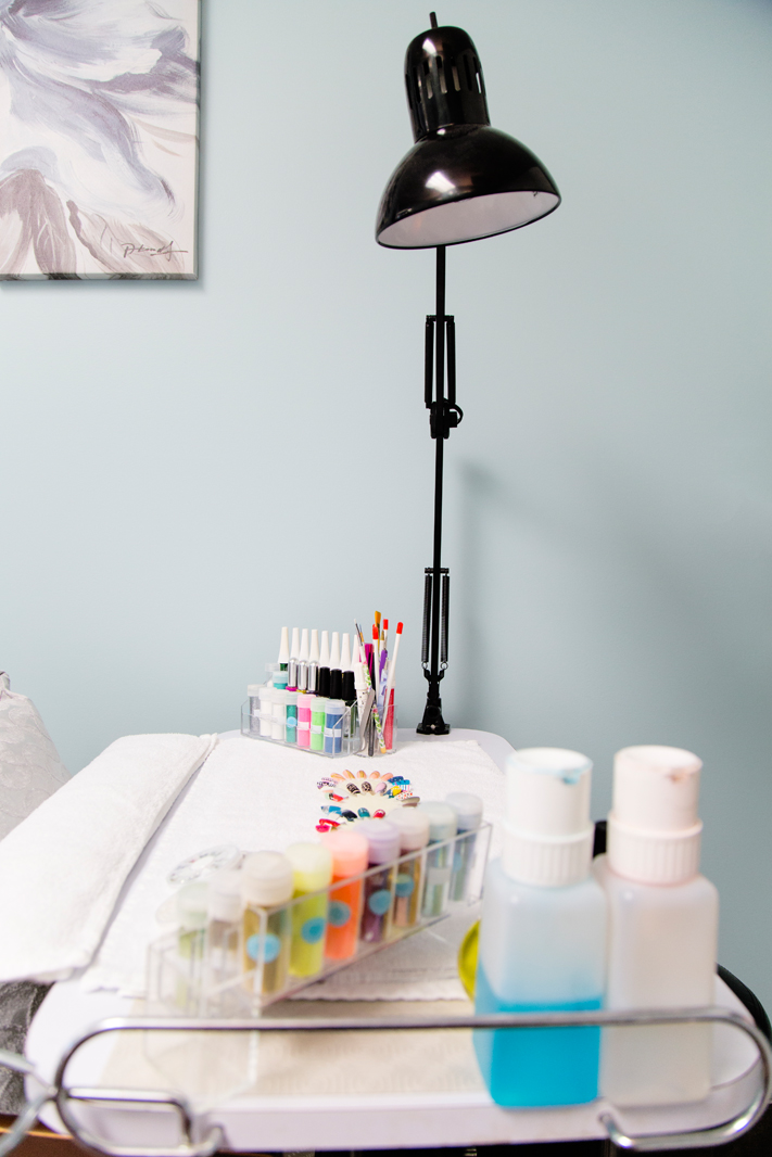 Esthetics treatment room at Razor's Edge