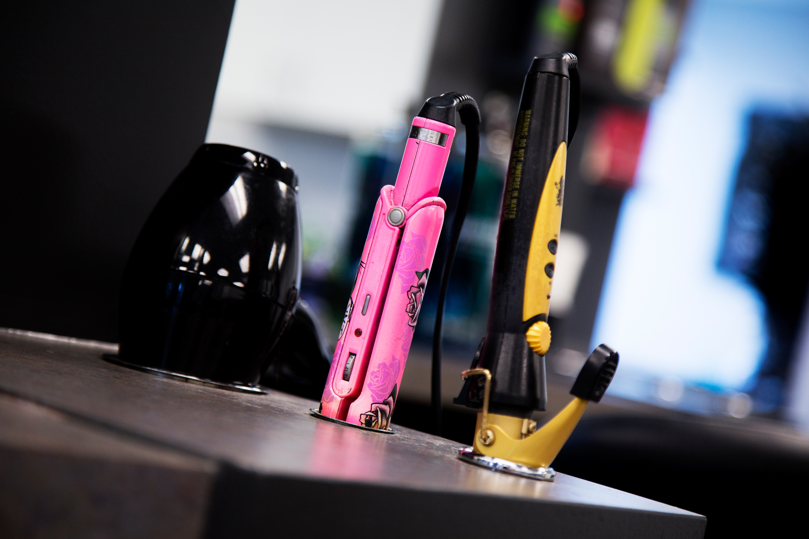 Salon tools at Razor's Edge